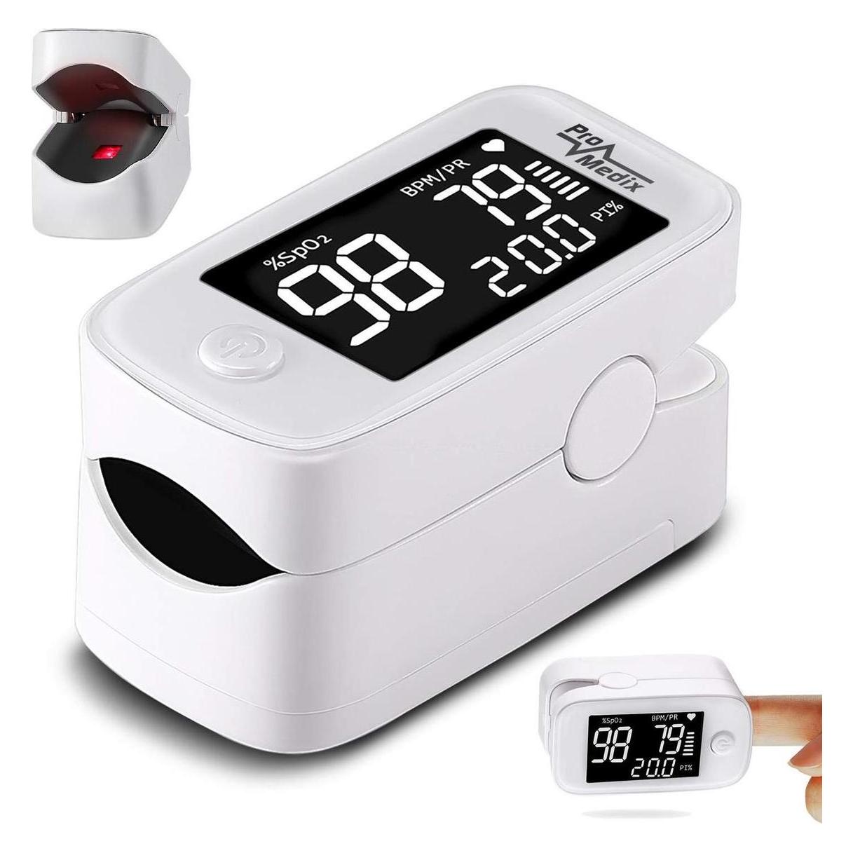 Promedix PR-870 Medical Fingertip Pulse Oximeter with 1.5 "HD LED Display (PR-870)