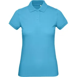 B&C Damen Bio Piqué Polo Inspire PW440 very turquoise M