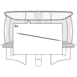 BERG Fiberglasstangen Set für Ultim Sicherheitsnetz Deluxe XL 5x5, 2-tlg.