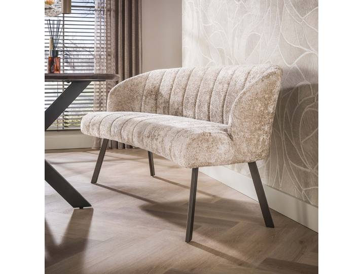 Esszimmerbank Selene , Alura Stoff / Webstoff , sand-braun