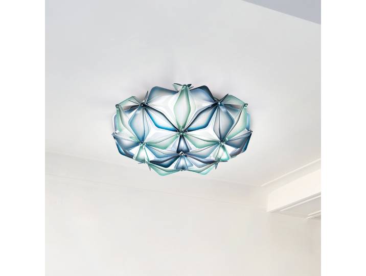 La Vie Plafonnier-/Applique Murale Ø50 Blue - Slamp La Vie M - Salon / séjour - Design - Plastique - Rond