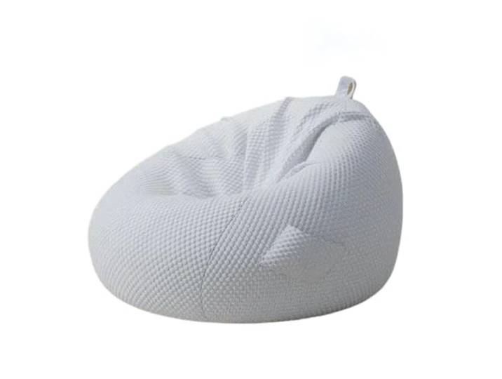 Xumh2024-3 Sitzsack Sitzsack-Stuhl mit Gepunkteter Textur, gemütliches Sofa Tasche for Wohnzimmer und Schlafzimmer(Grigio,Klein)