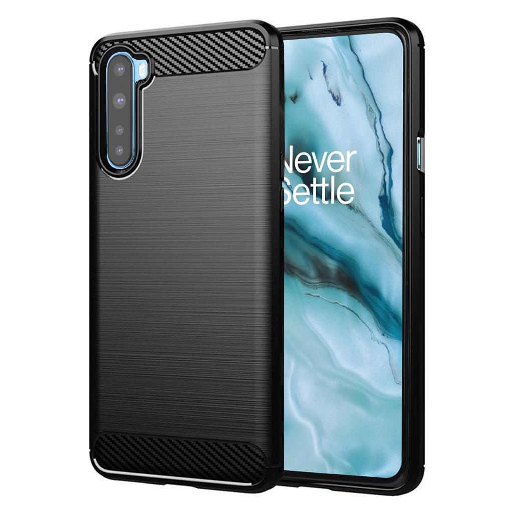 Techsuit - Carbon Silicone - OnePlus Nord 5G - Black (OnePlus Nord 5G) (56337216)