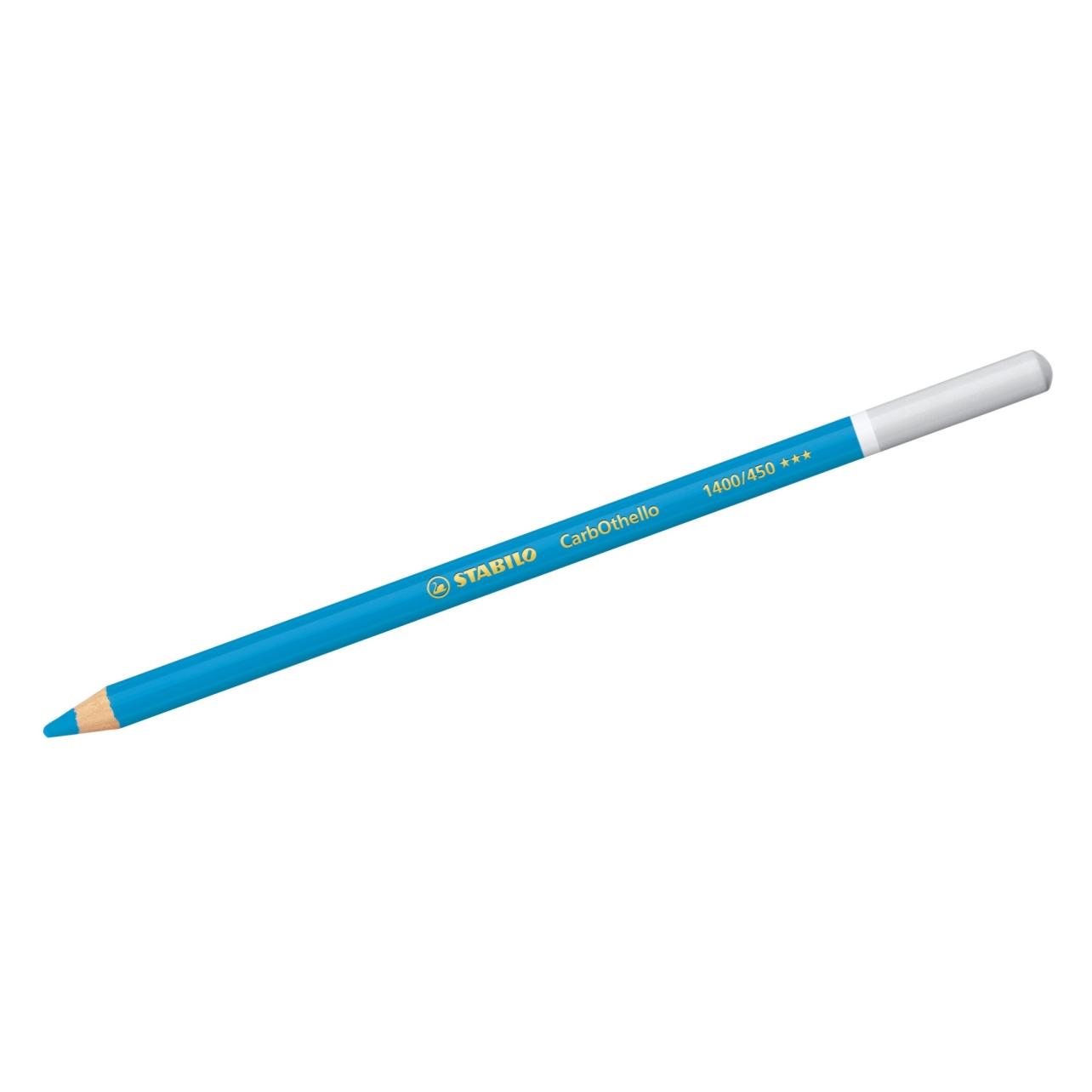 Stabilo Pastellkreidestift - CarbOthello - Einzelstift - cyanblau (1x) (1400/450)