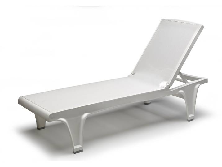Bain de soleil Tahiti blanc ajustable