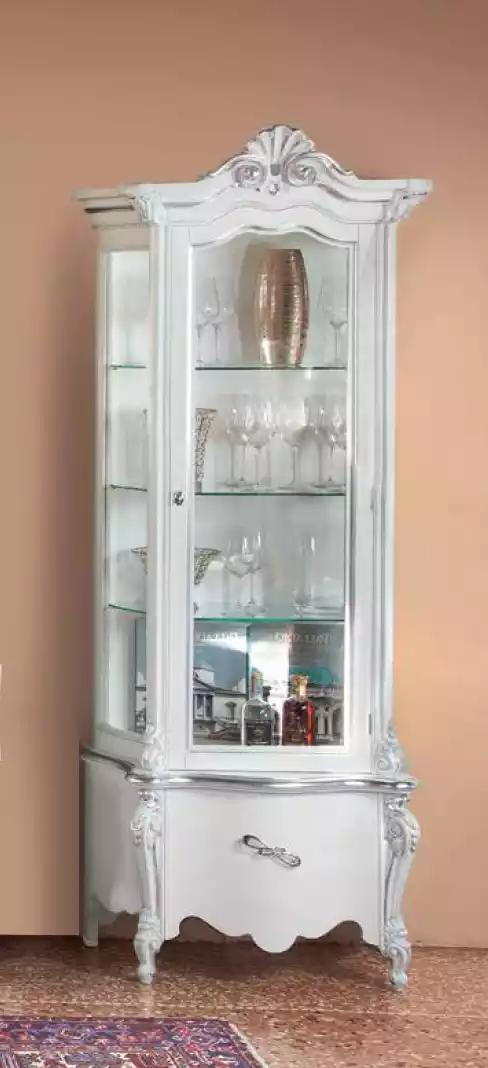 Witte Italiaanse design houten keukenkast AEA voor volwassenen