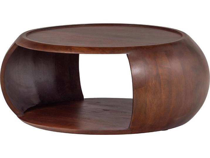 Cole Couchtisch Mangoholz Braun