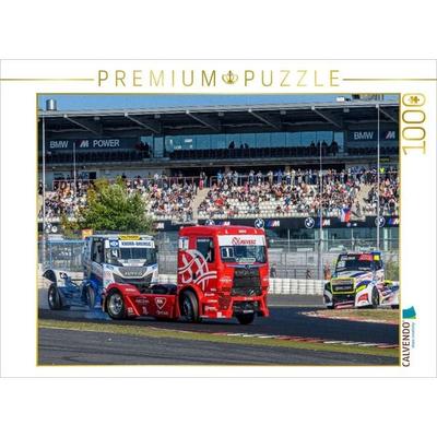 CALVENDO Puzzle Der Favorit setzt sich durch und gewinnt | 1000 Teile Lege-Größe 64x48cm Foto-Puzzle für glückliche Stunden