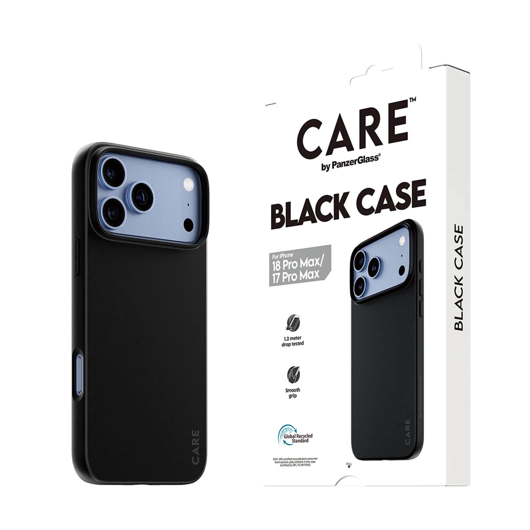 CARE by PanzerGlass TPU Case Schwarz iPhone 18/17 Pro Max CR94496