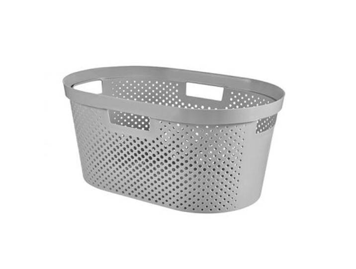 CURVER Corbeille à linge INFINITY DOTS 40L 58.5 x 38.0 x 26.5 cm