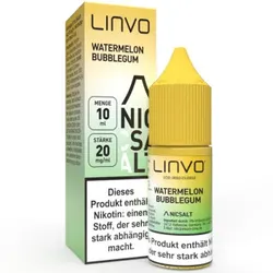 Watermelon Bubblegum NicSalt Liquid by Linvo 10ml / 20mg