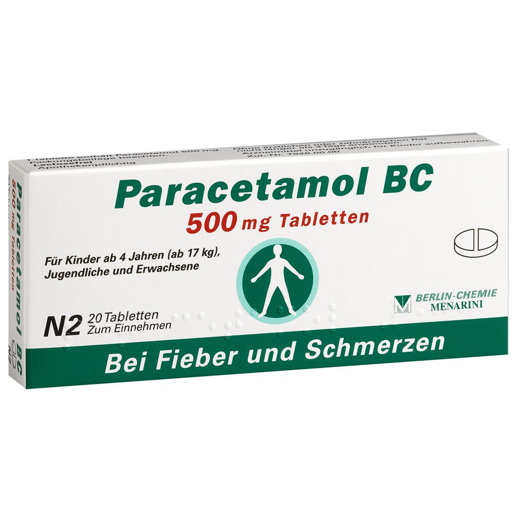 Paracetamol BC 500 mg Tabletten 20 St