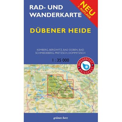 Rad- und Wanderkarte Dübener Heide, Sonstige von , Grünes Herz, 978-3-86636-170-6