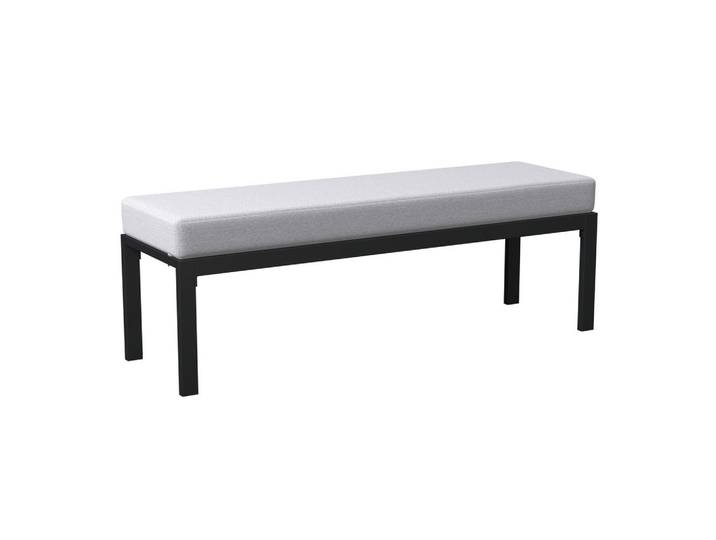 Ambia Garden Dining-Loungeset, Anthrazit, Grauweiss, Metall, Kunststoff, Textil, 4-teilig, Füllung: Kaltschaum,Kaltschaum, 240x185 cm, Gartenmöbel, Gartengarnituren, Gartenmöbel-Set
