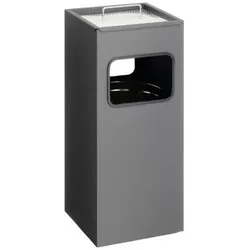 Durable, Aschenbecher, Papierkorb Metall 17L eckig mit Ascher 1 ST 333158
