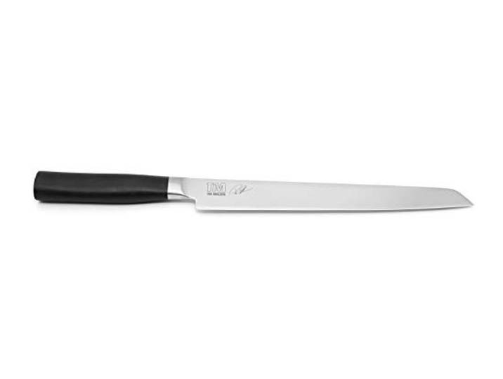 KAI Tim Mälzer Kamagata japanisches Schinkenmesser 23,0 cm Klingenlänge - rostfreier 4116 Edelstahl geschmiedet - 56 (±1) HRC - polierter POM Griff - Fleischmesser - Made in Japan