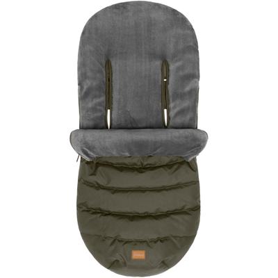 Fußsack FILLIKID "Hybrid Daune, Winterfußsack", Kinder, grau (olive), Polyamid, Fußsäcke Fußsack