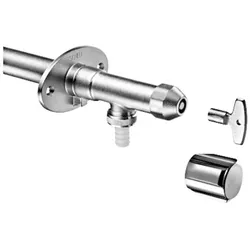 Schell Polar II frostsichere Komplettarmatur 039950399 DN 15, mattchrom, ohne Rohrbelüfter