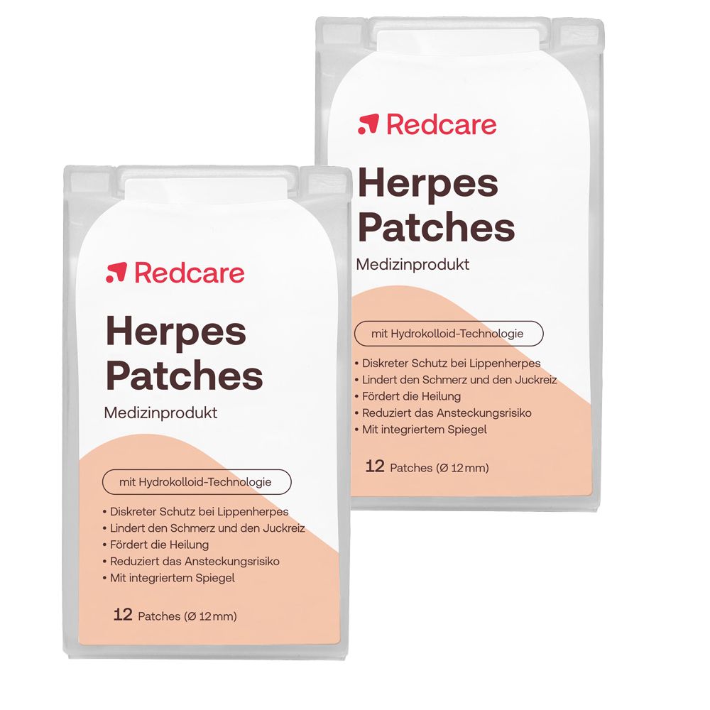 2x Herpes Patches RedCare 2x12 St Pflaster