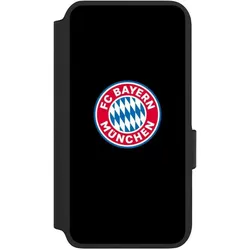 Nivocase Klapphülle für Samsung Galaxy S22 Handyhülle aus Kunst Leder NIVOflip schwarz FC Bayern München (Samsung Galaxy S22), Smartphone Hülle, Schwarz