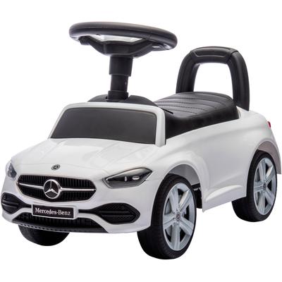 Rutscherauto JAMARA "Mercedes-Benz C-Class", weiß, Rutschautos, KinderB:28cm H:39cm T:65cm, mit Sound, B:28cm H:39cm T:65cm