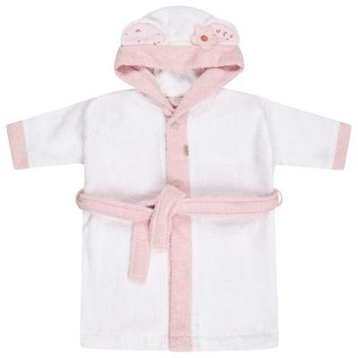 Sterntaler - Kid's Bademantel Bär Betty - Bademantel Gr 80 weiß