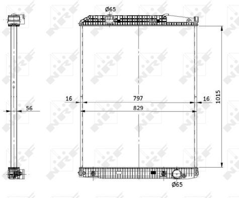 Nrf Kühler, Motorkühlung 53868 Für Mercedes