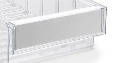 Etiketten 1123 für Schubladen 3020/4020/5020/6020, B 176 x H 41 mm, Karton, weiß, 10 Stück
