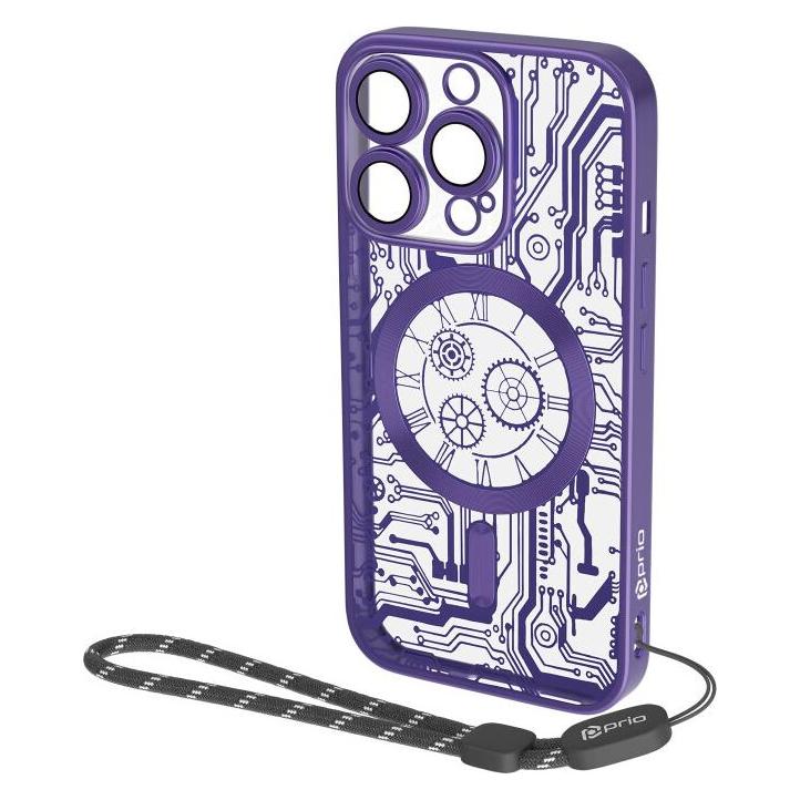 prio elegante Handyhülle MAG für iPhone 13 Pro lila (Apple iPhone 13 Pro) (PPC-1610)