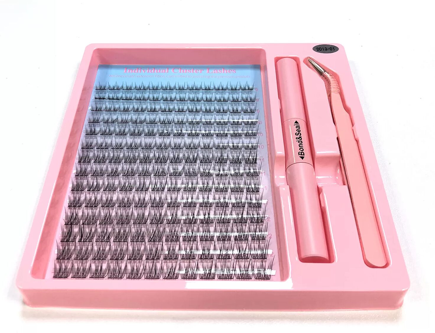 INF Künstliche Wimpern, 168 Büschel – DIY Wimpernverlängerung