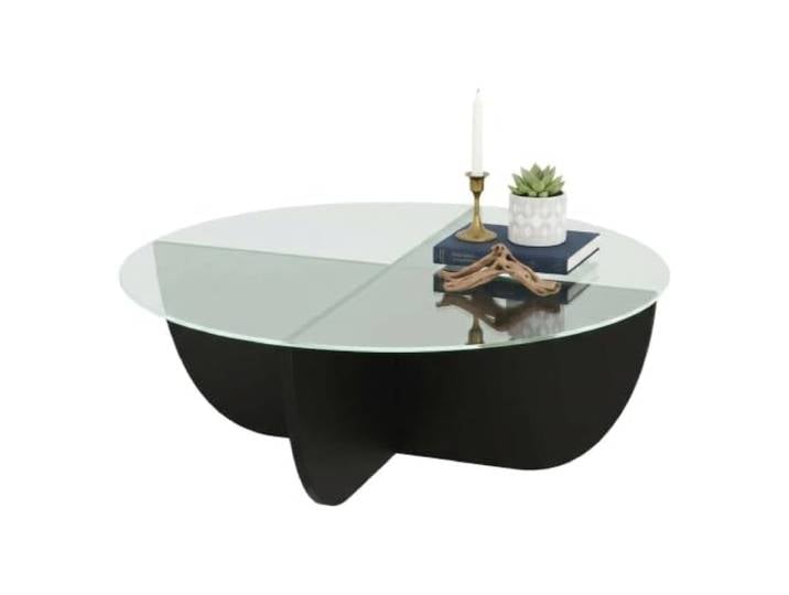 Dmora Couchtisch Phoebe 90x90x30h cm Schwarz Rund