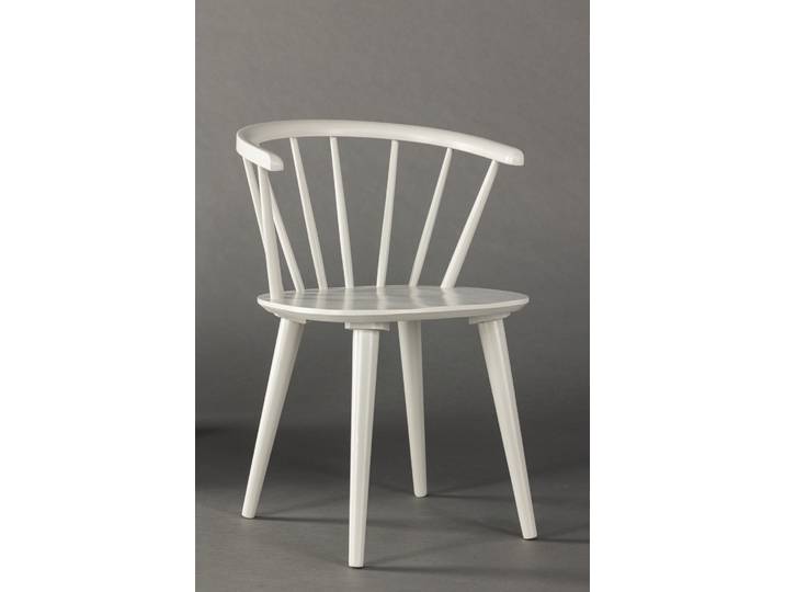 Esszimmerstuhl VENTURE HOME Bobby, 2er-Set Esszimmerstühle aus Gummibaumholz, modern , weiss (hellgrau, hellgrau, hellgrau), B:55cm H:76cm, Massivholz, Stühle, Esszimmerstuhl, Holzstuhl, Massivholz, abgerundete Form, einladend, skandinavisch