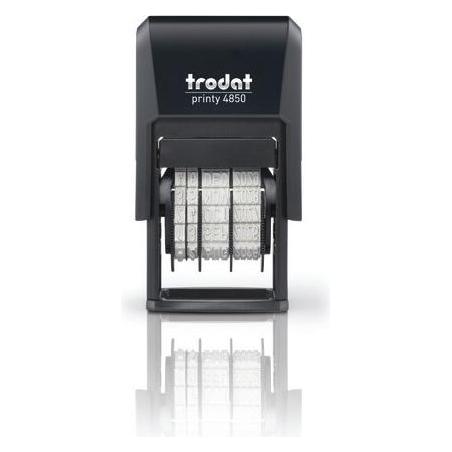 Trodat Datumstempel Printy mit Lagertext BEZAHLT (4850/L2)