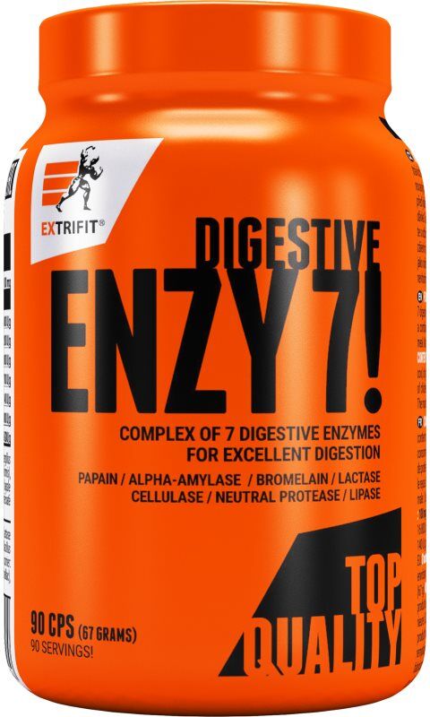 Extrifit Enzy 7! Digestive Enzymes enzymes digestives en capsules 90 cps