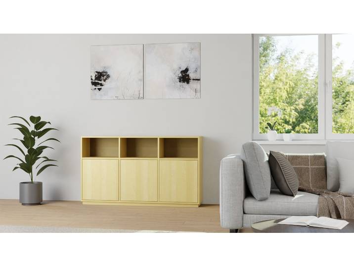 Sideboard aus Birke Birke Natur geölt
