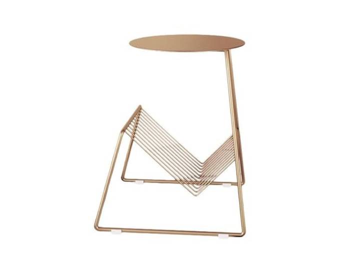 ksjdieunf Couchtisch Nordischer kreativer multifunktionaler Kleiner Couchtisch, Sofa-Beistelltisch mit Stauraum, Ecktisch aus Metall, runder Tisch Tische for Wohnzimmer