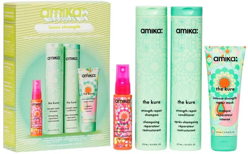 amika inner strength strength repair routine set (Worth £78.00)