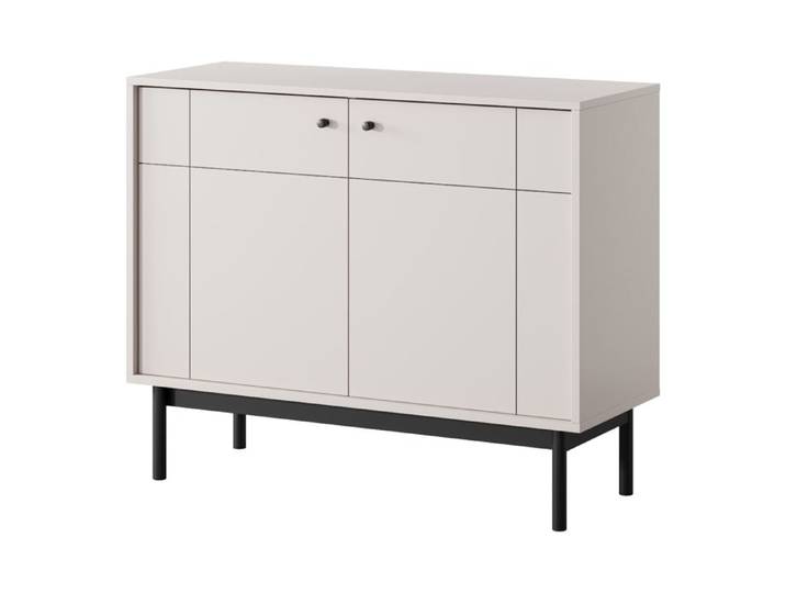 Buffet Komodee DIEPPE KOM1 Panneaux fraisés Cachemire Cachemire 39 x 104 x 83 cm