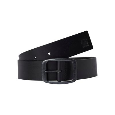 Ledergürtel G-STAR "GS Gürtel Mett", Herren, Gr. 90, schwarz (schwarz, schwarz), Rindsleder, Gürtel Ledergürtel