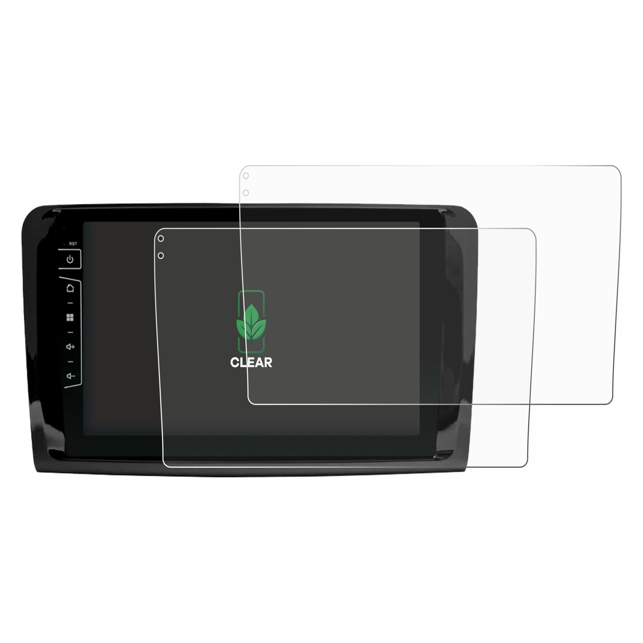 ScreenLeaf Schutzfolie für Dynavin D9-DF432 9" Displayschutz Display Schutz Folie Klar Transparent (6162319)