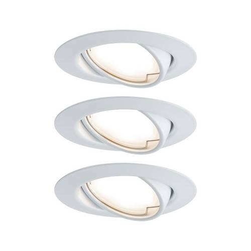 Paulmann 93423 Base Einbauleuchte 3er Set LED LED 15W Weiß