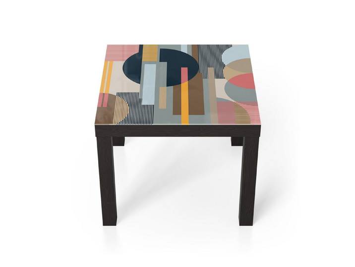 DEQORI Couchtisch 'Harmonie in Formen', Glas Beistelltisch Glastisch modern