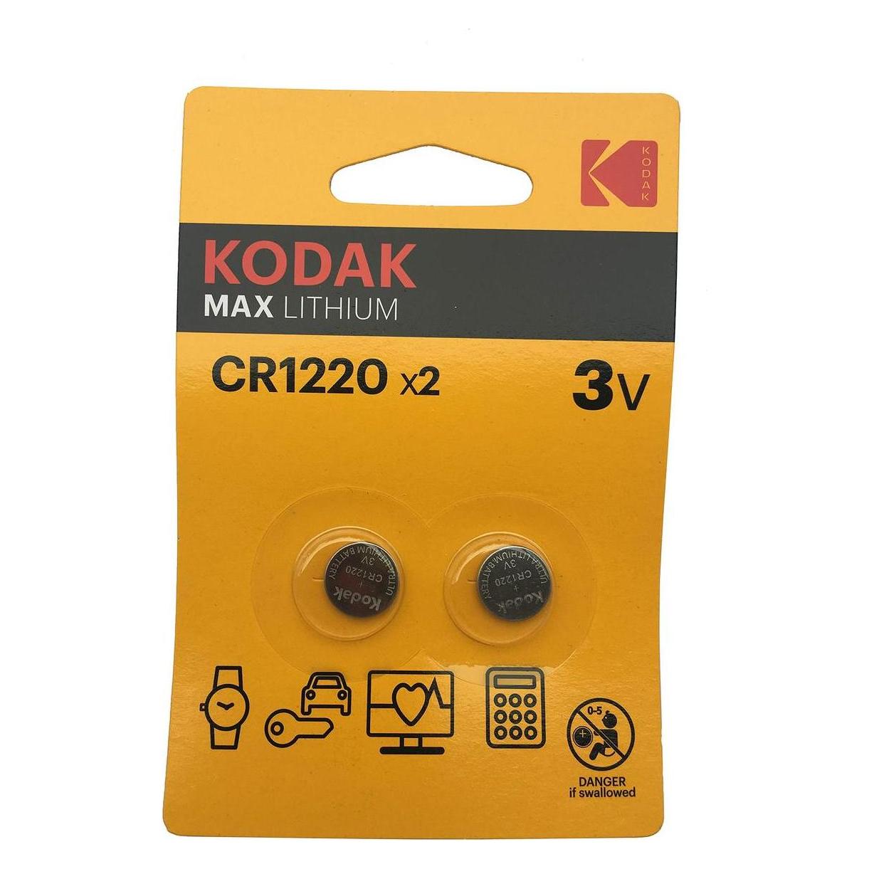Kodak CR1220 Single-use battery Lithium - Batterie (1 Stk., CR1220, 40 mAh) (30417717)