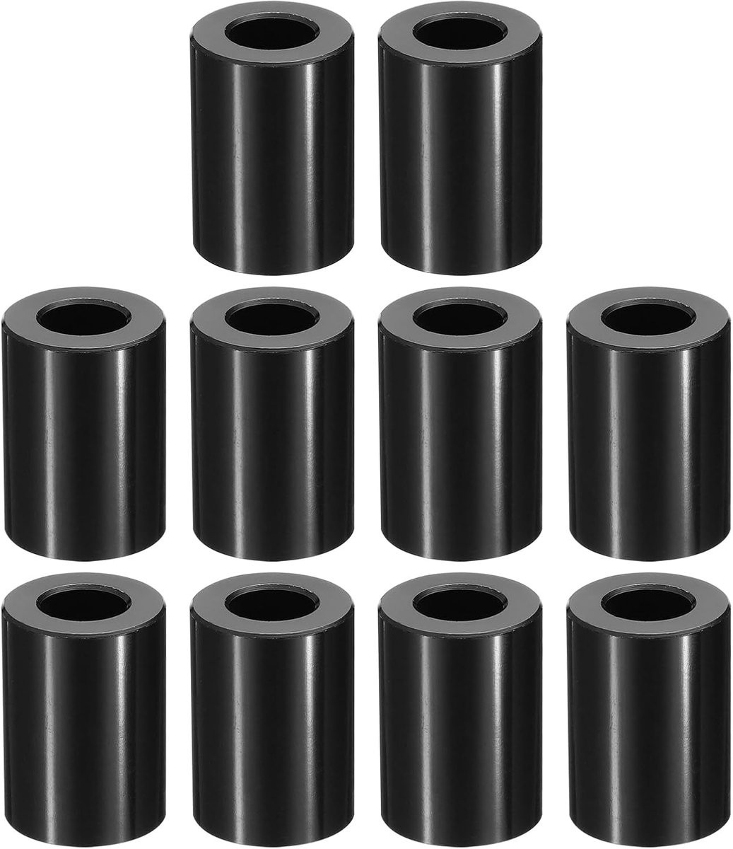 Set van 10 aluminium spacers voor M10 of 3/8 inch bouten, Binnendiameter: 3/8 inch, Buitendiameter: 3/4 inch, Lengte: 1 inch