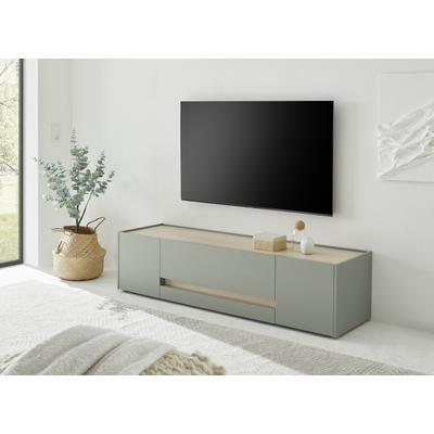 Lowboard HOME AFFAIRE "City/Giron, moderner TV-Schrank, Kommode, TV-Unterschrank", grau (grün aloe), B:170cm H:40cm T:45cm, Sideboards, Lowboard, zeitlos, modern, ausreichend Stauraum, vielseitig einsetzbar