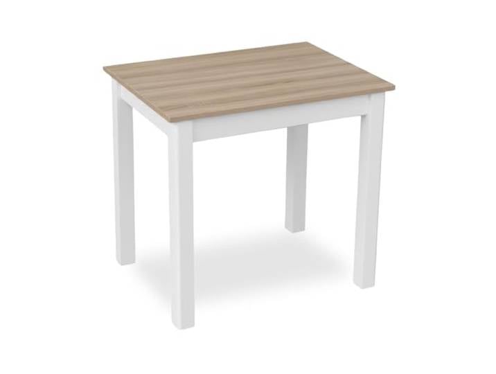 Metdrew Esstisch aus Holz 80x60 holztisch für 2 Personen klein Tisch Skandinavischer Stil aus Kiefernholz küchentisch Tischplatte: Sonoma Eiche