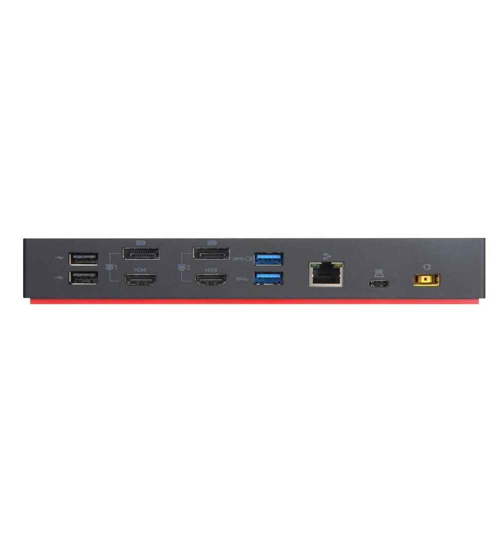 Lenovo ThinkPad Hybrid USB-C with USB-A Dock Docking Station 2 x HDMI 2 x DP EU Schwarz (40AF0135EU)
