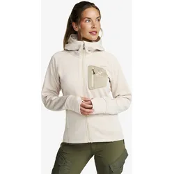 Evolution Stretch Fleece Hoodie Damen Oatmeal, Größe:XS - Damen > Oberteile > Fleece & Midlayers - Beige