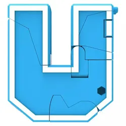 Buchstaben-Formwandler: U - Seemöwenfigur