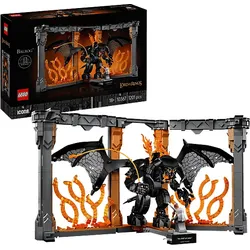 LEGO 10367 Icons Der Herr der Ringe: Balrog™ Bücherstütze Bausatz, Mehrfarbig